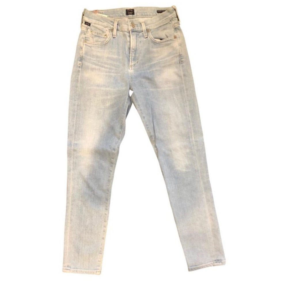 Citizens of Humanity Light Wash Skinny Jeans- 2